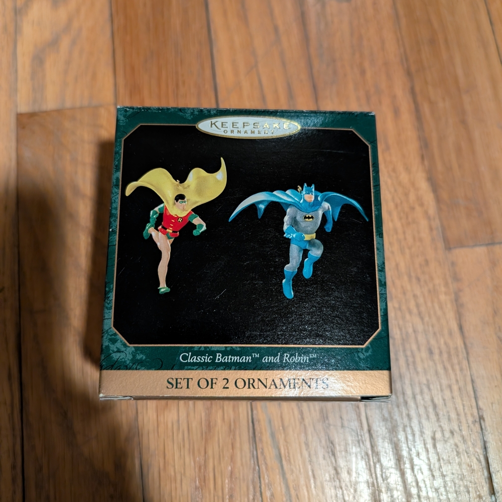 Hallmark Keepsake Classic Batman and Robin Ornaments